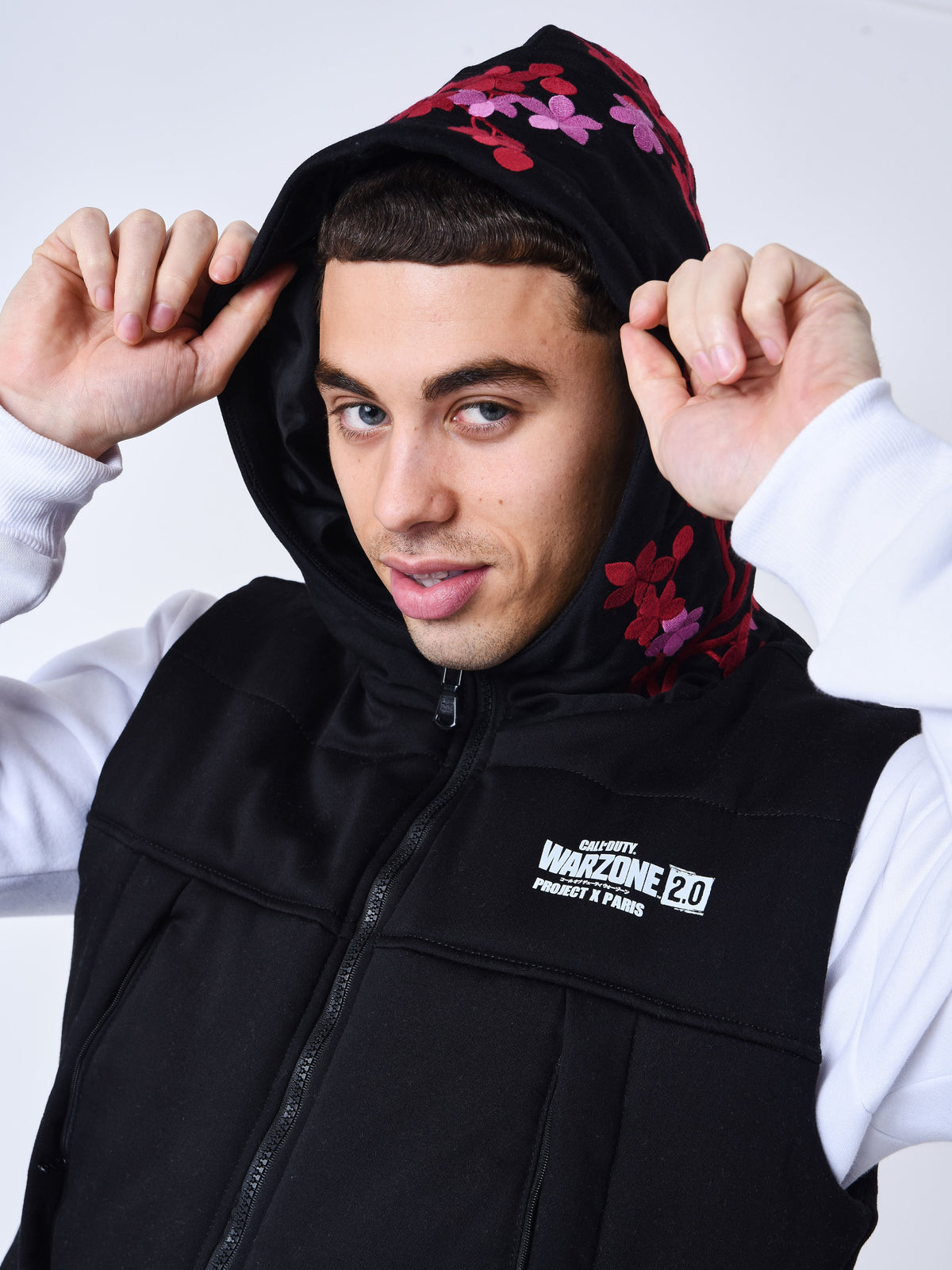 Veste à Capuche sans manches call of duty Broderie sakura