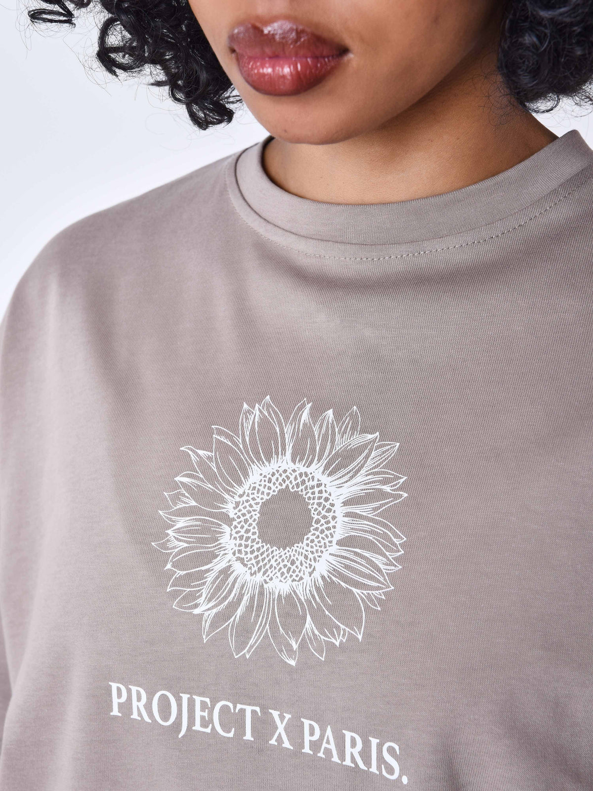 T-shirt oversize floral