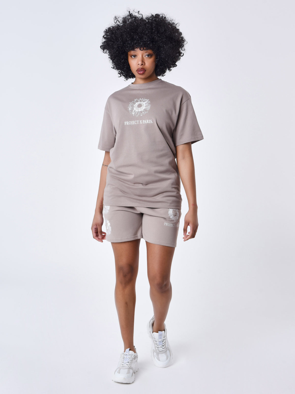 T-shirt oversize floral