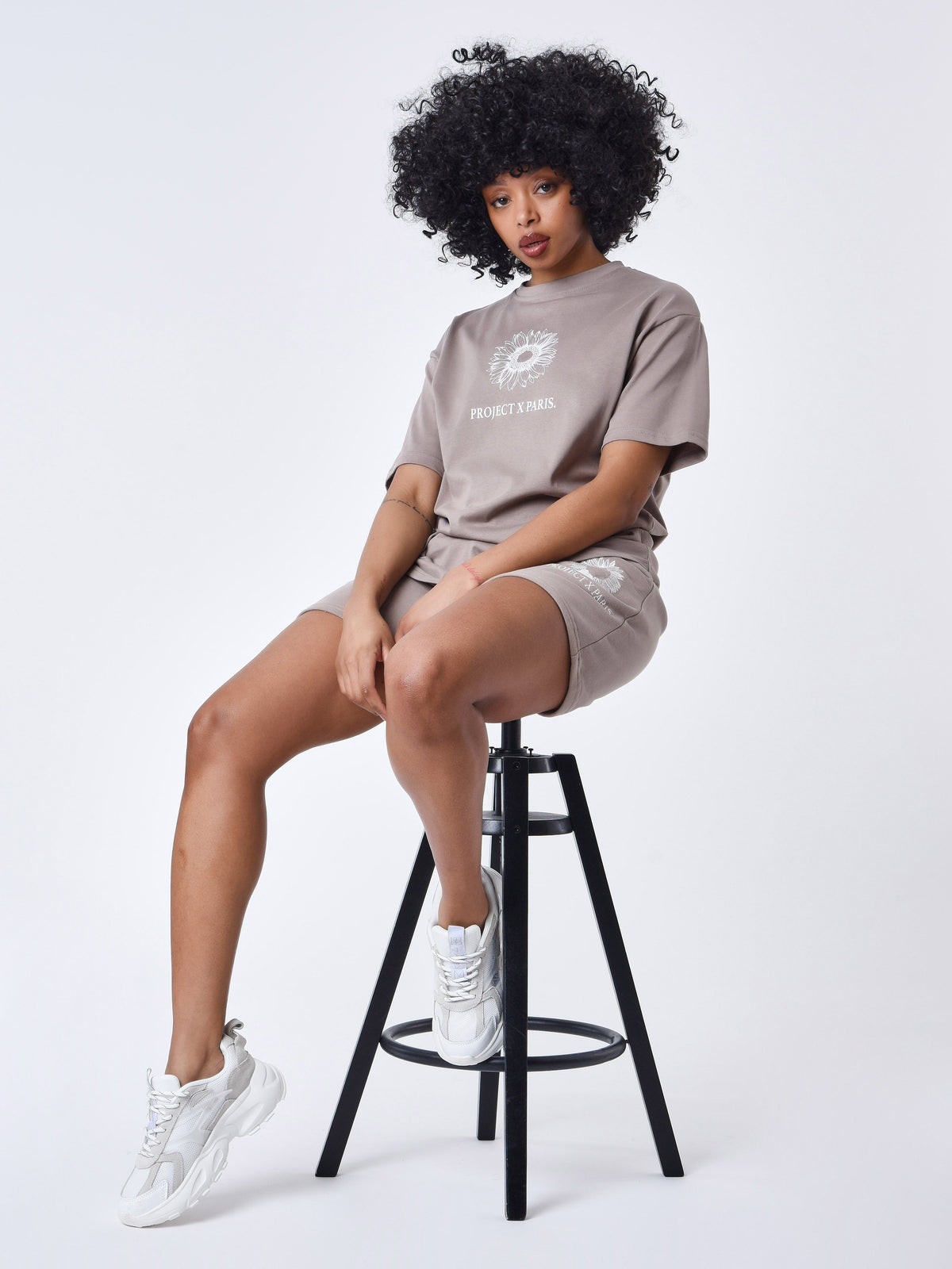 T-shirt oversize floral
