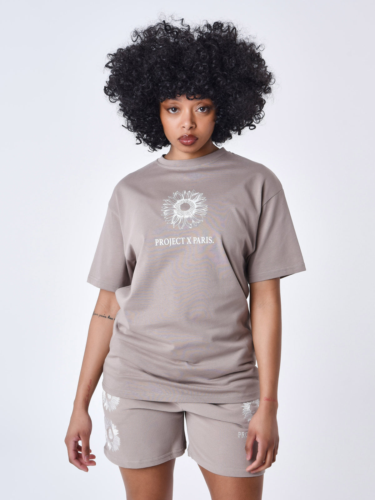T-shirt oversize floral