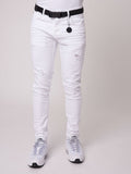 Jean Skinny effet usé avec trous