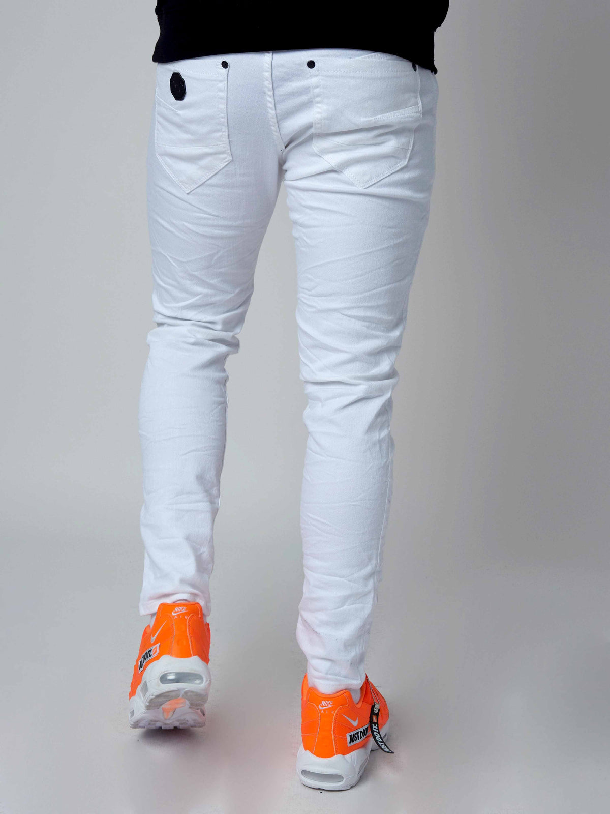 Jean Skinny effet usé avec trous