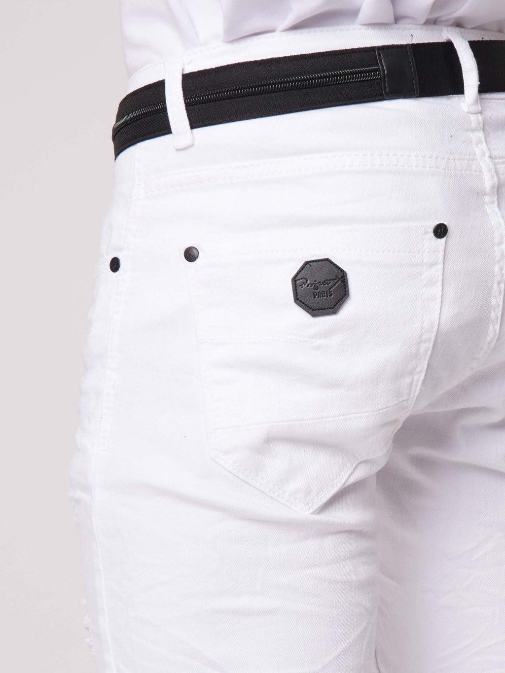 Jean Skinny effet usé avec trous