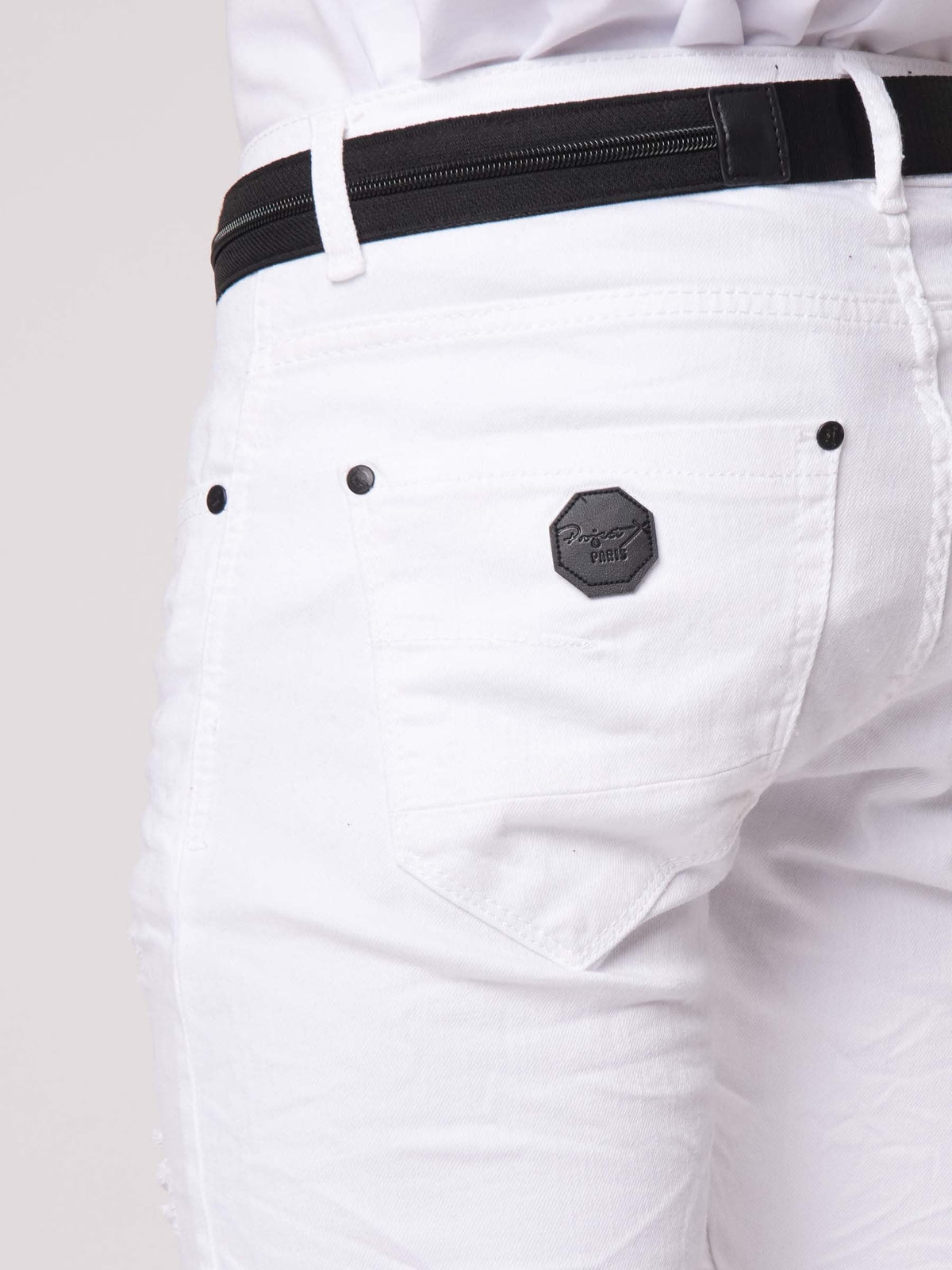 Jean Skinny effet usé avec trous
