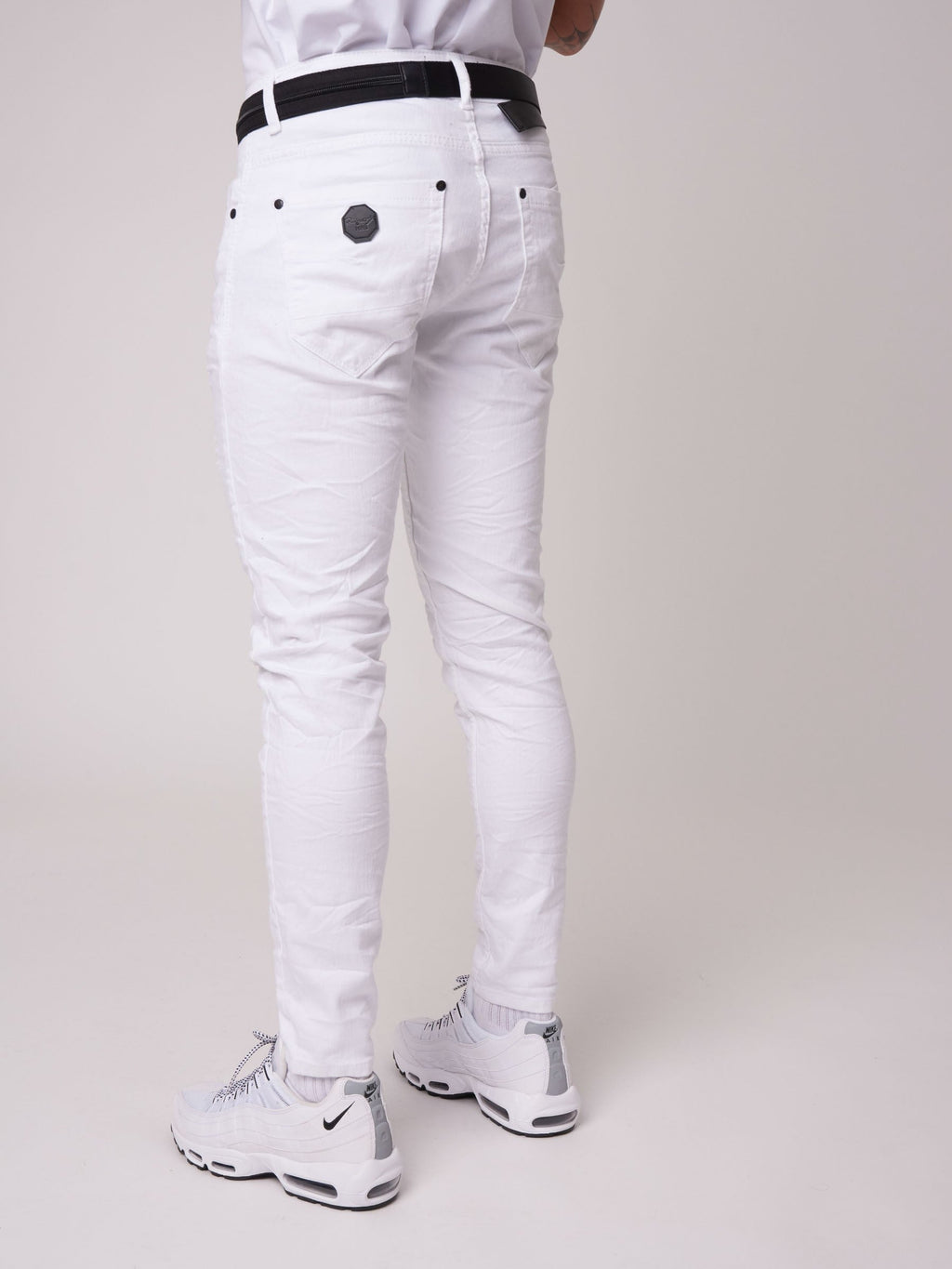 Jean Skinny effet usé avec trous