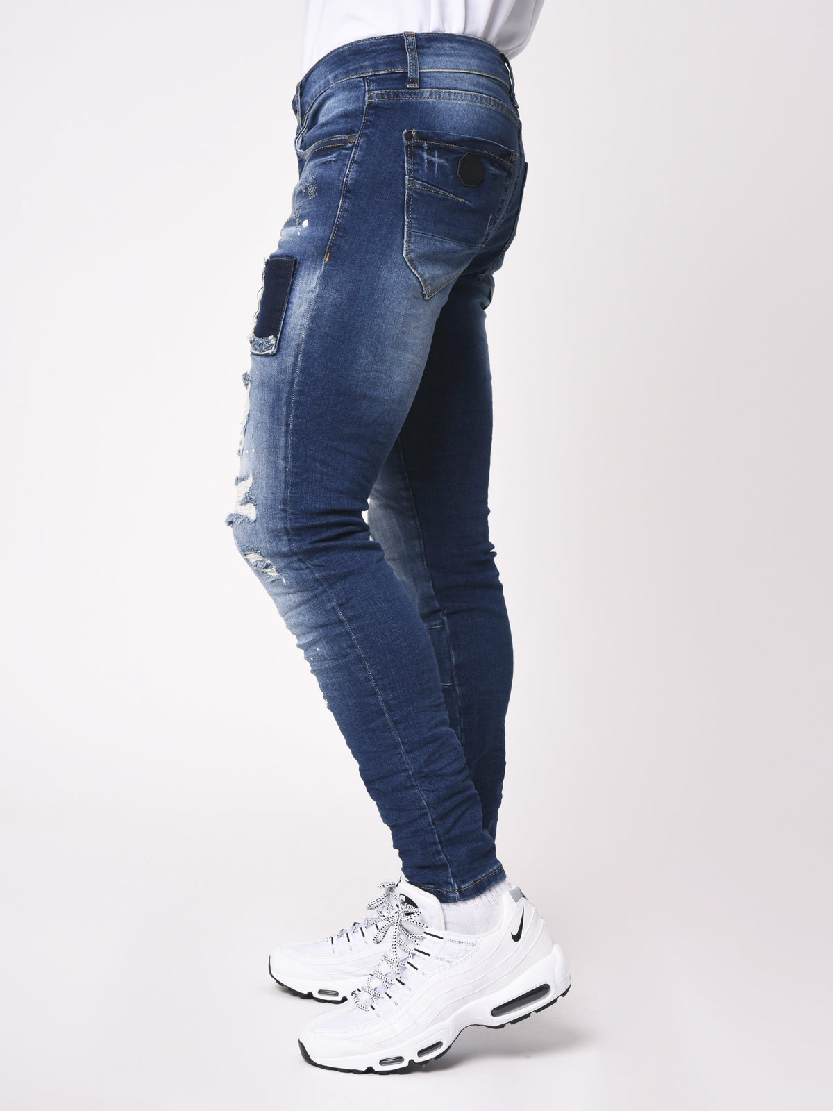 Jean Skinny tacheté