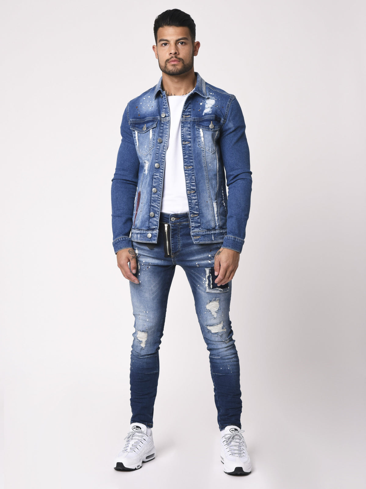 Jean Skinny tacheté