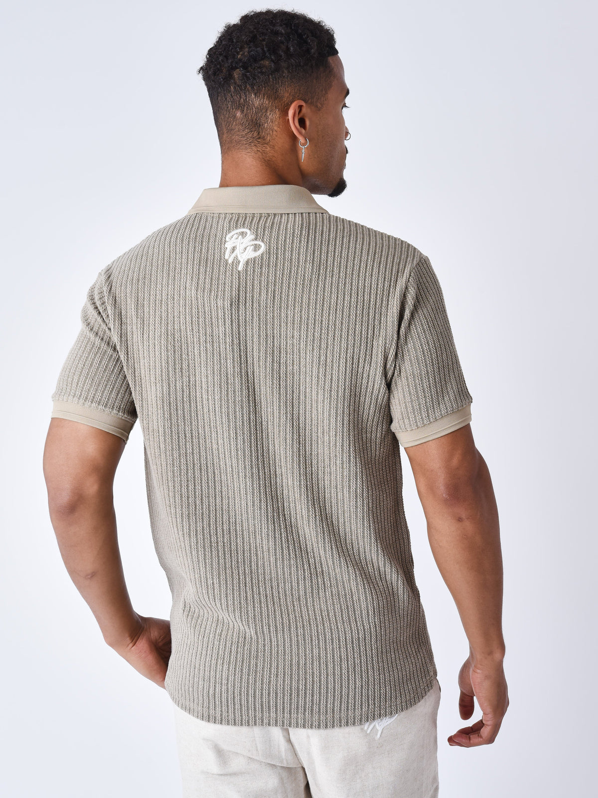 Polo Preppy texturé