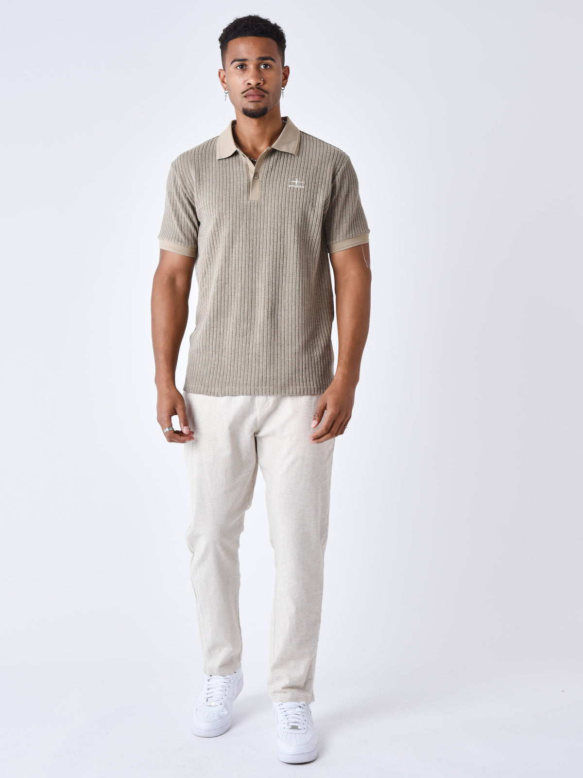 Polo Preppy texturé