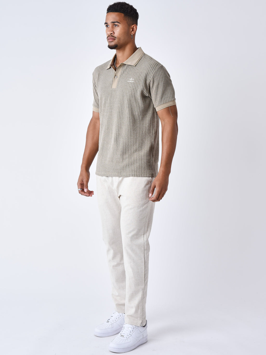 Polo Preppy texturé