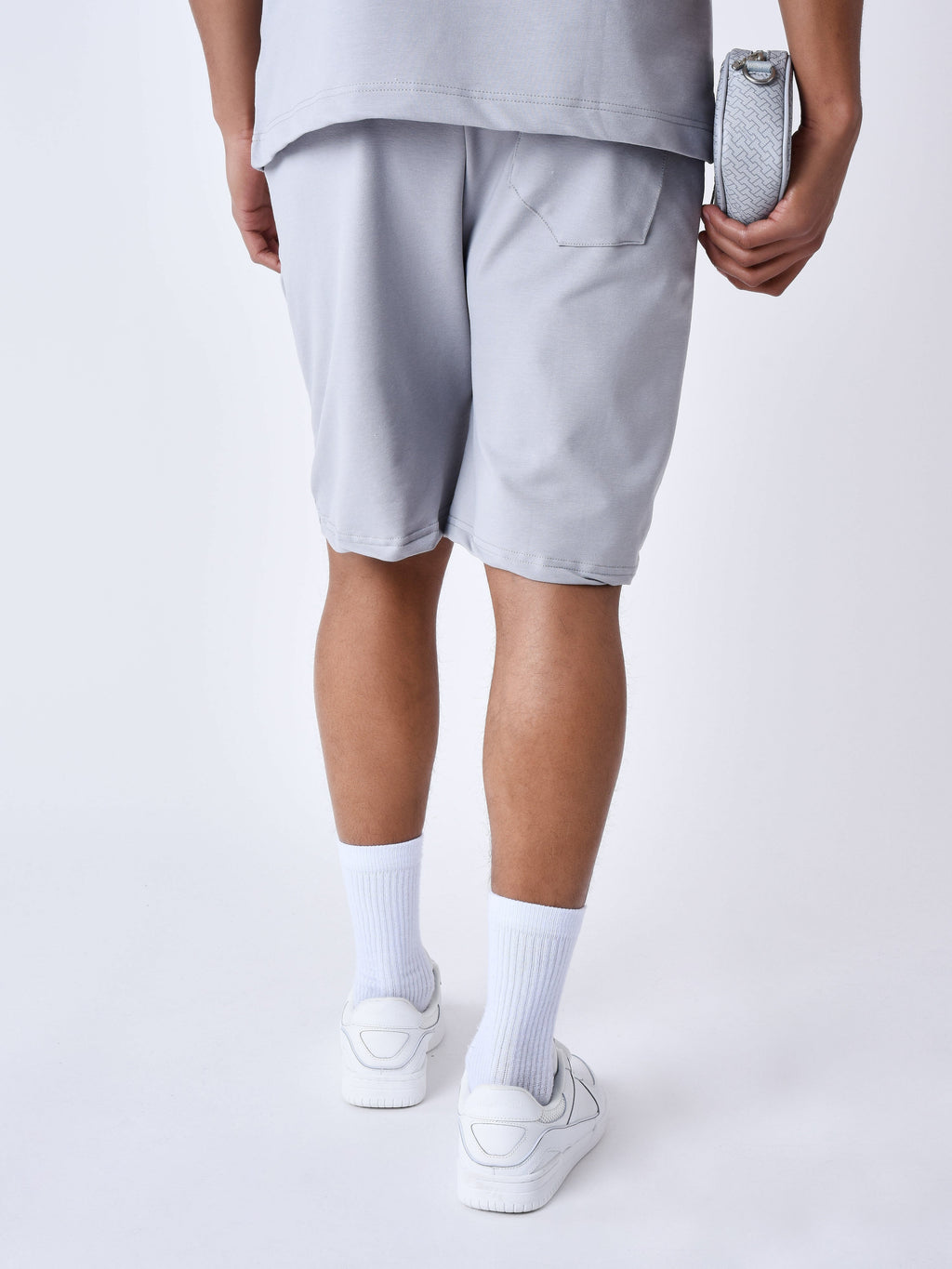 Short classique brodé Signature