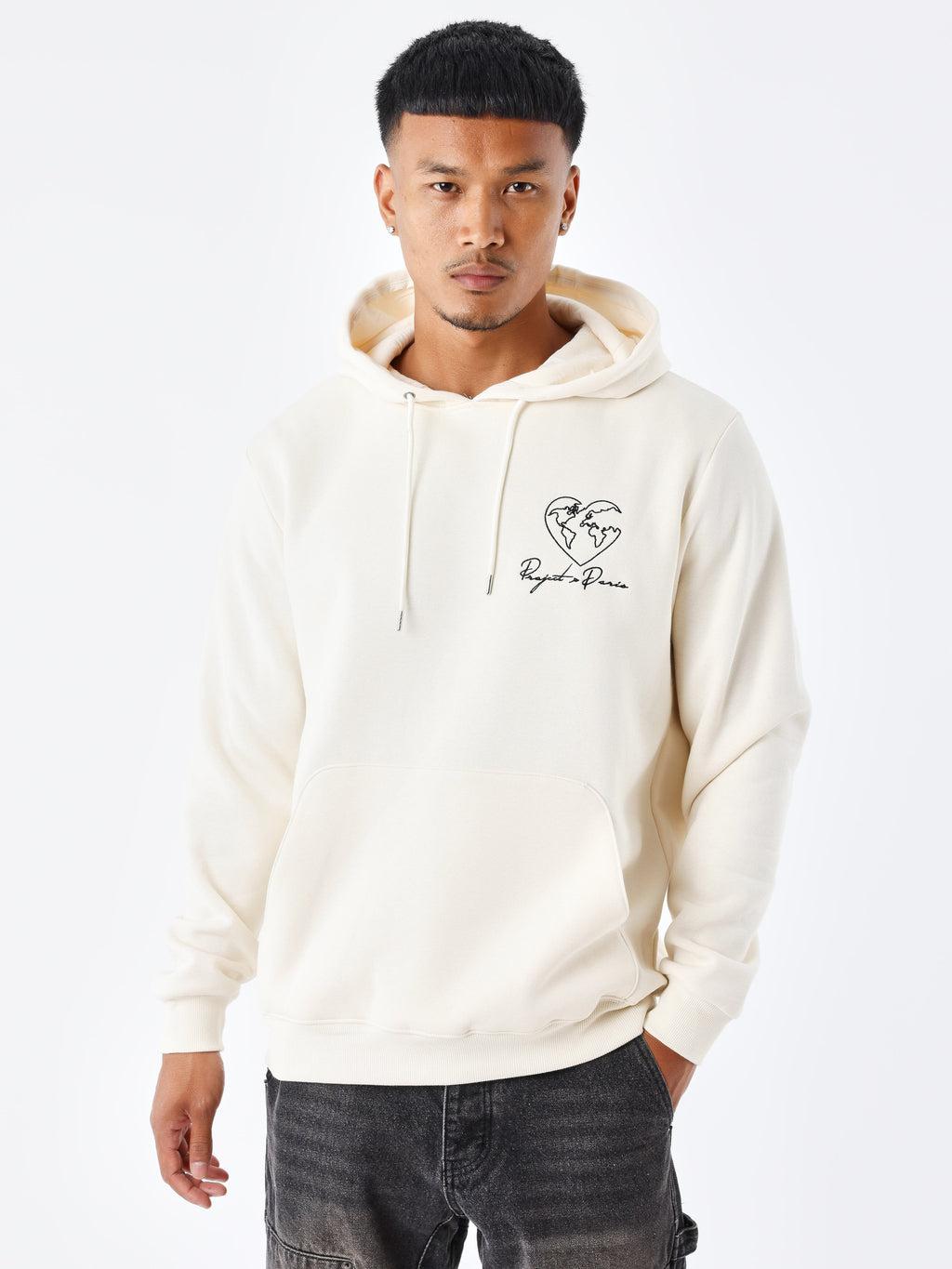 Sweat à Capuche motif coeurmonde
