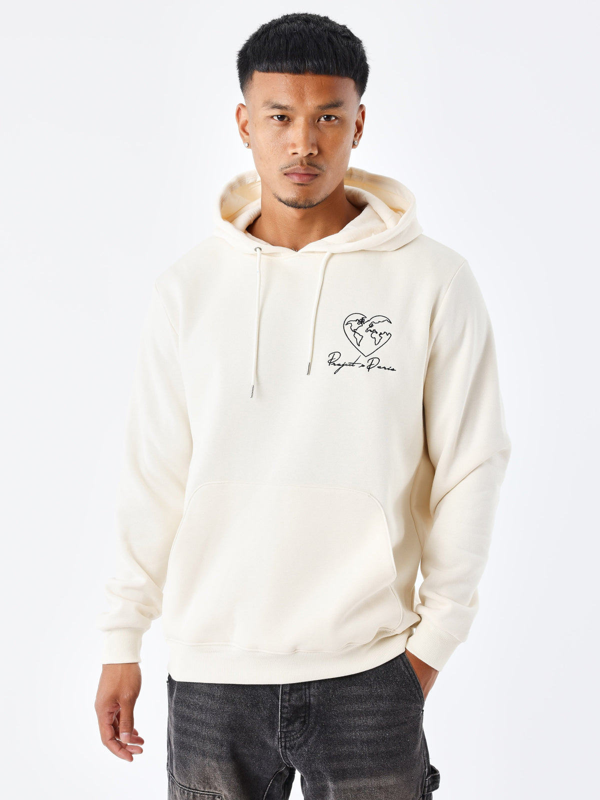 Sweat à Capuche motif coeurmonde