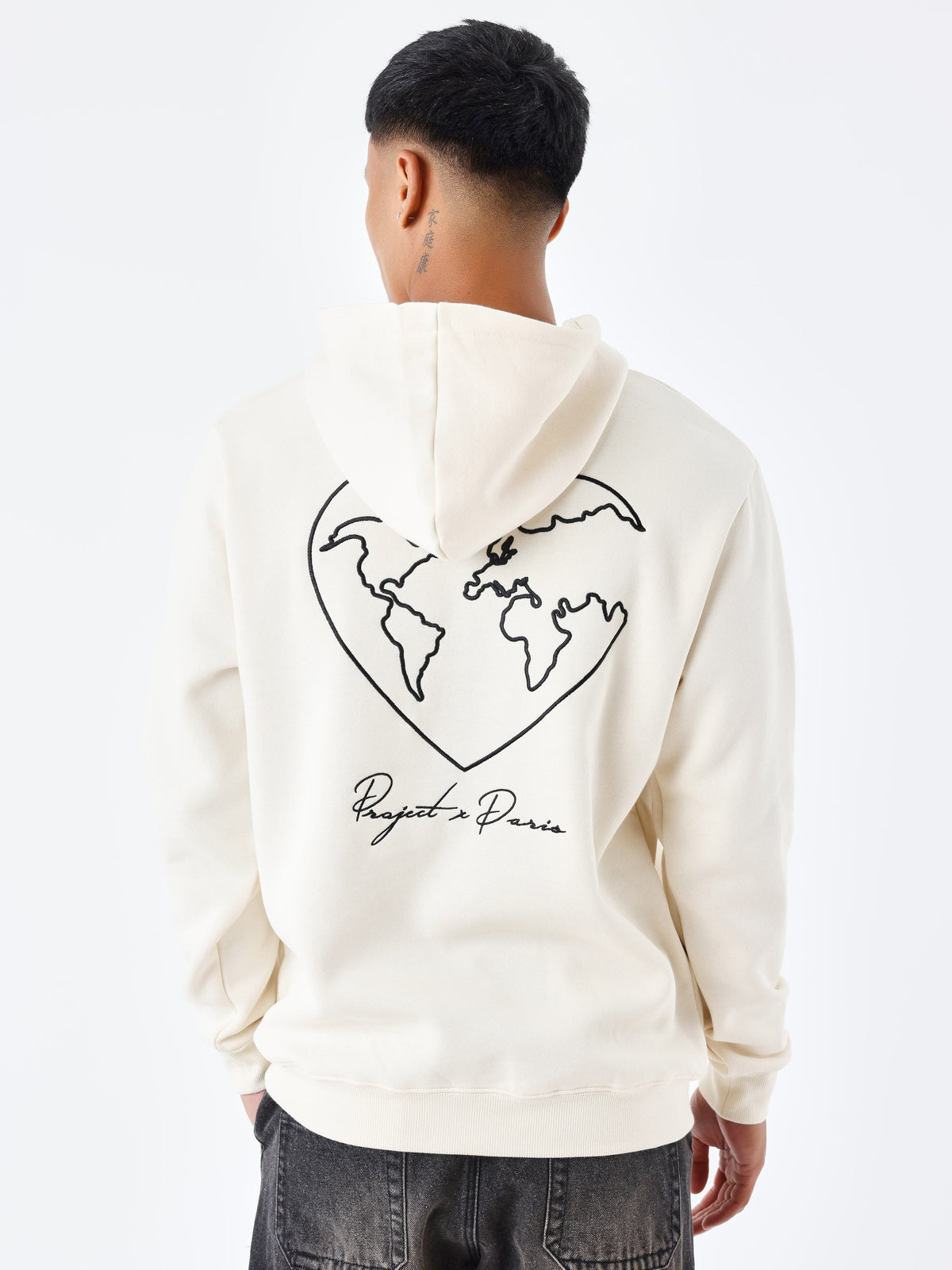 Sweat à Capuche motif coeurmonde