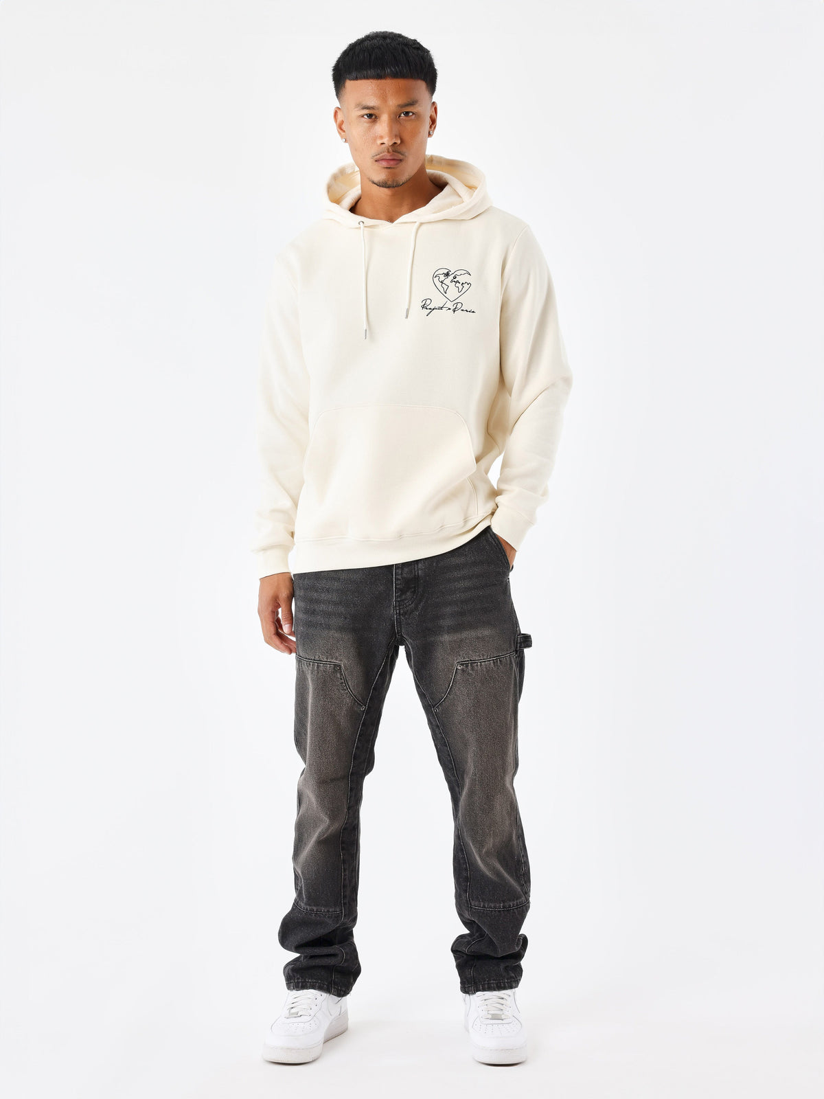 Sweat à Capuche motif coeurmonde