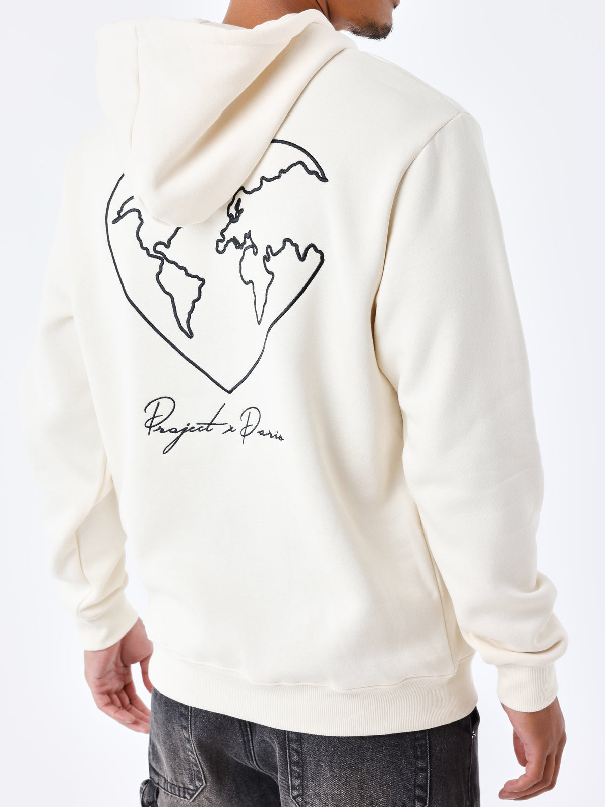 Sweat à Capuche motif coeurmonde
