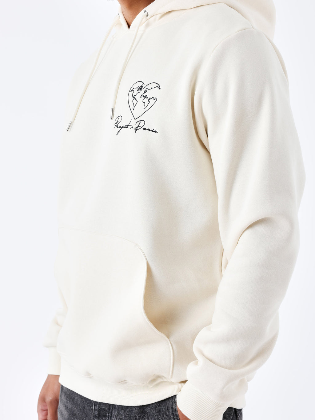 Sweat à Capuche motif coeurmonde