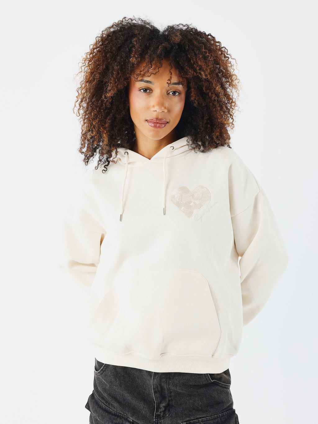 Sweat à capuche wicker heart