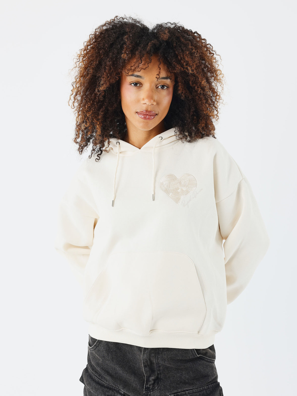 Sweat à capuche wicker heart