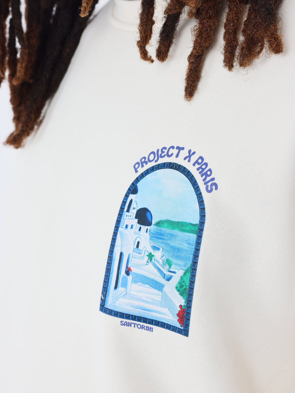 Sweat col rond Santorini