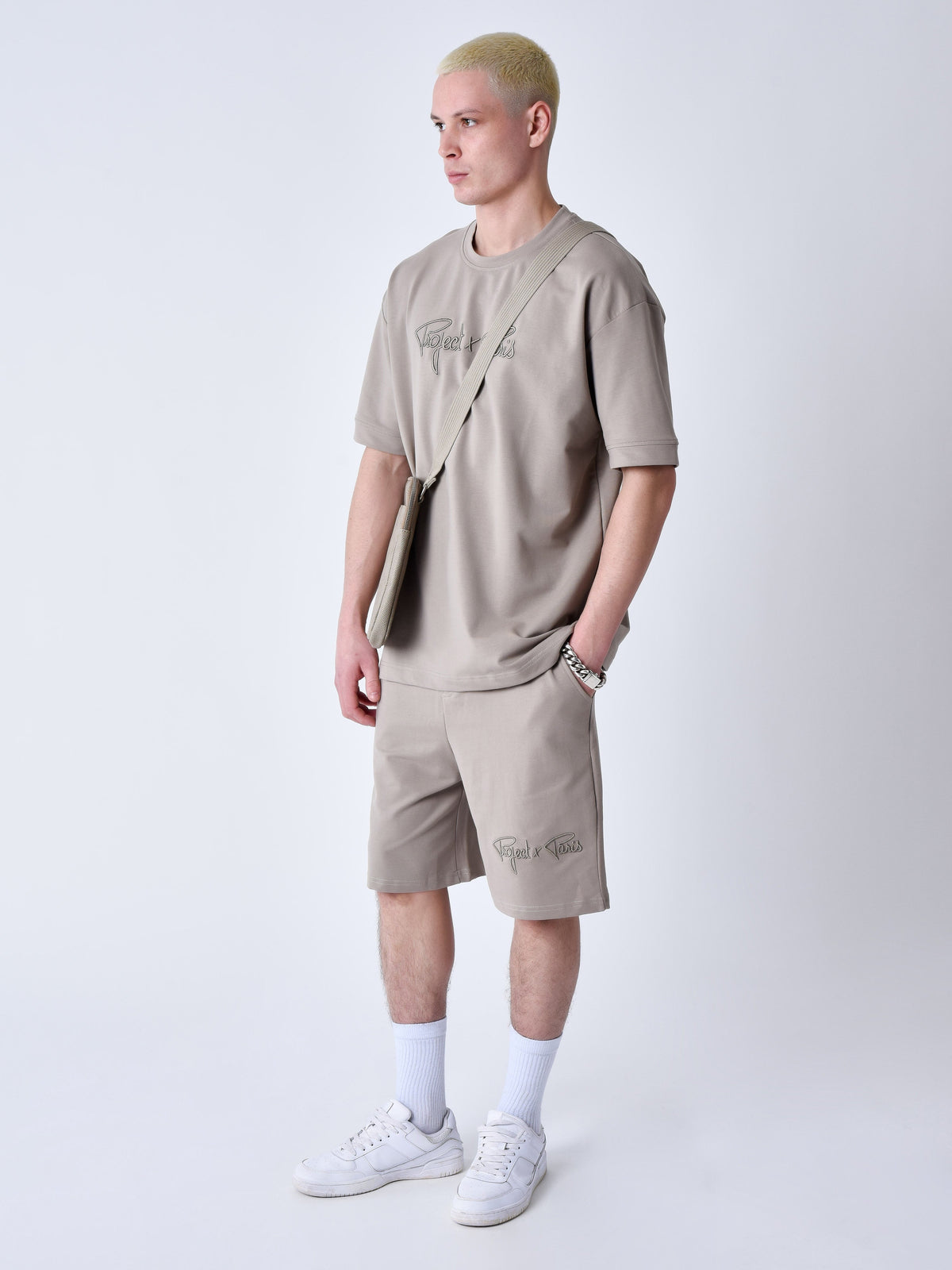T-shirt classique full logo broderie Signature