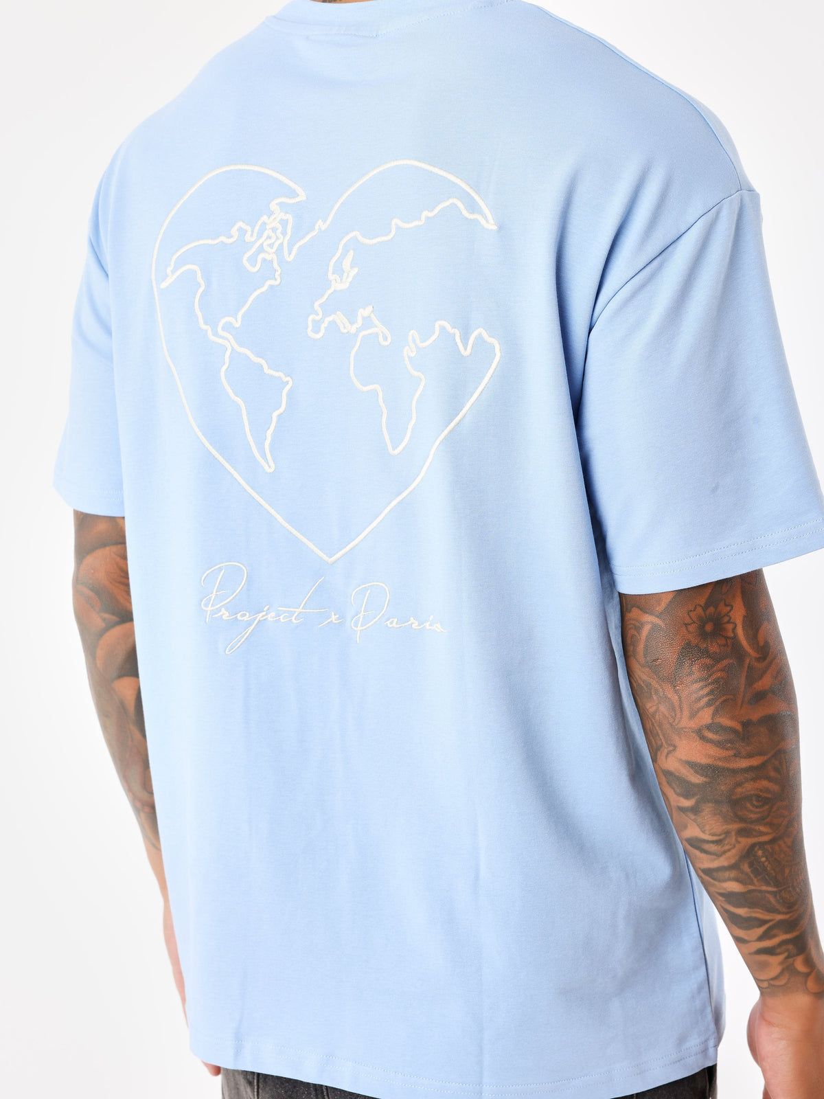 T-shirt motif coeurmonde