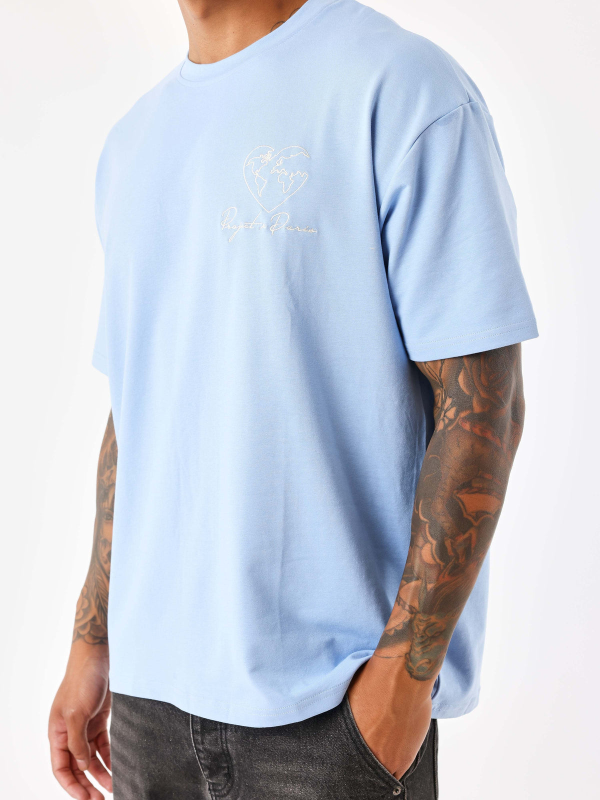 T-shirt motif coeurmonde