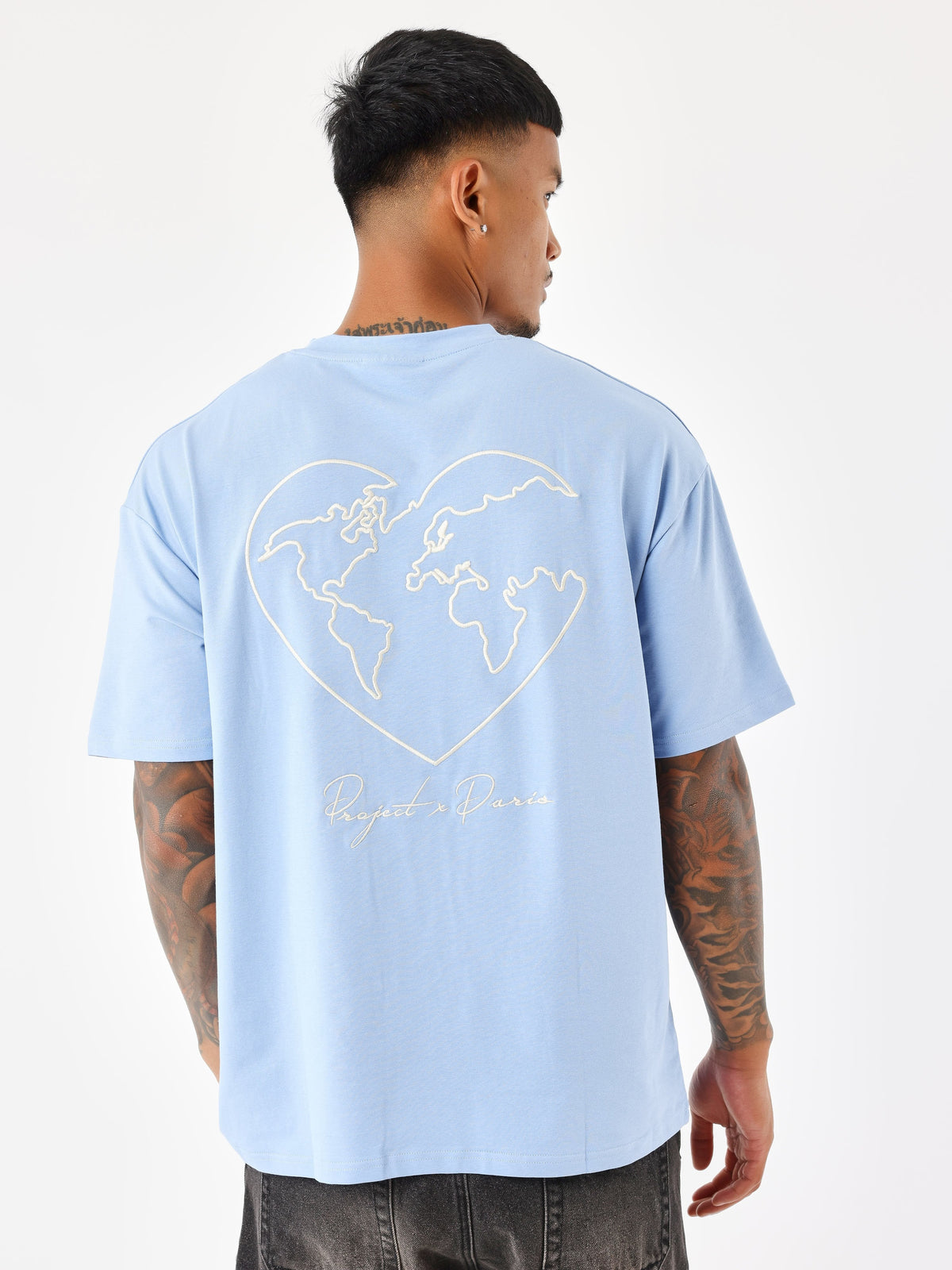 T-shirt motif coeurmonde
