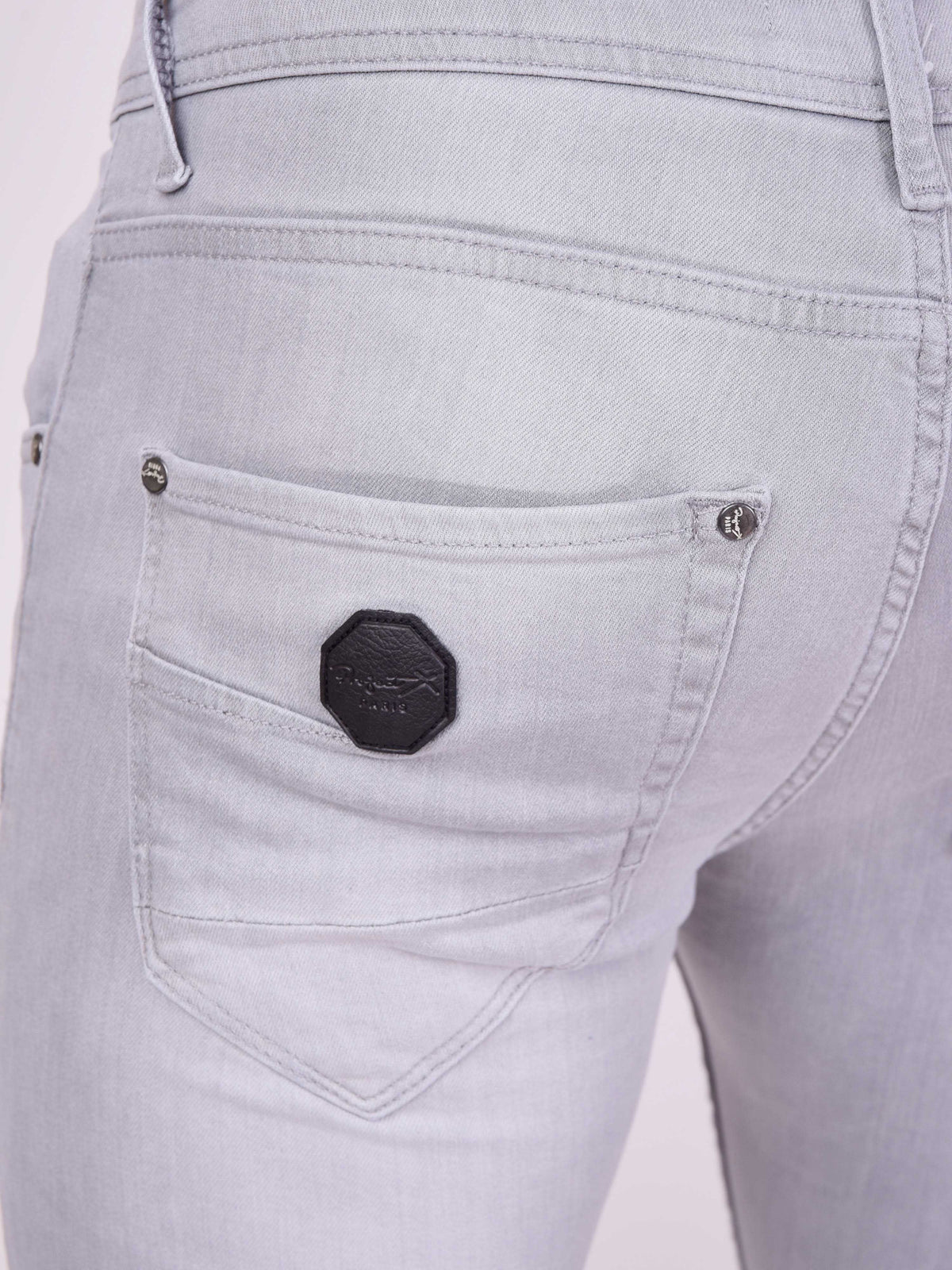 Jean skinny effet usé