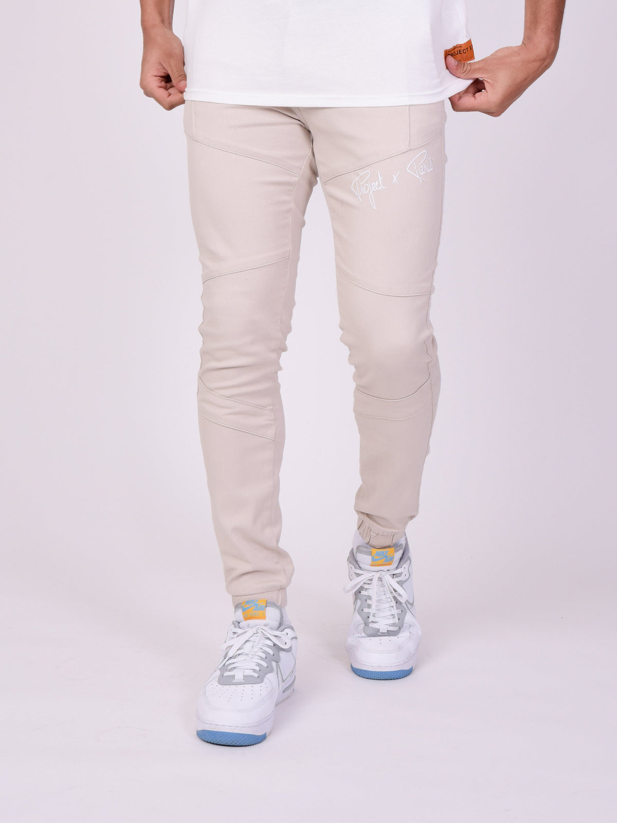 Pantalon skinny basic coutures apparentes