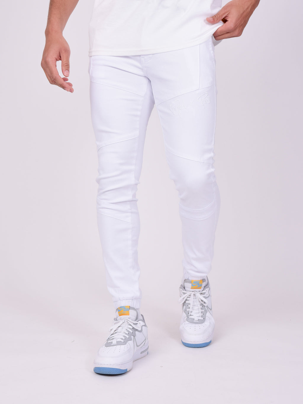 Pantalon skinny basic coutures apparentes