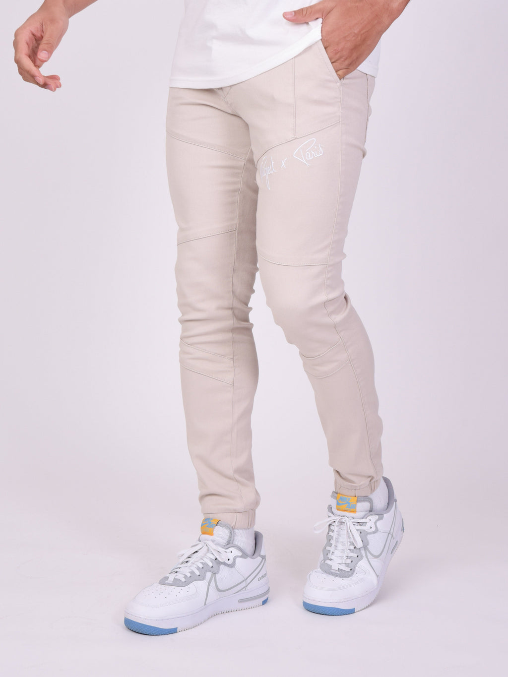 Pantalon skinny basic coutures apparentes