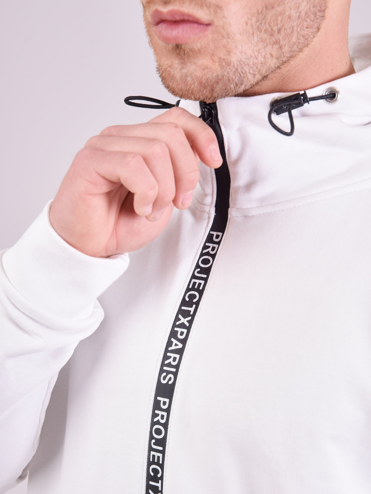 Veste à capuche basic zip logo