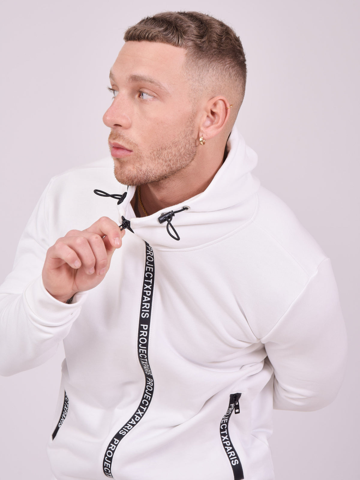Veste à capuche basic zip logo