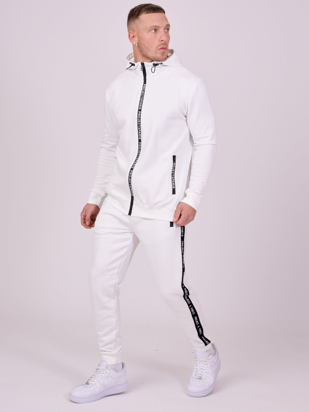 Veste à capuche basic zip logo