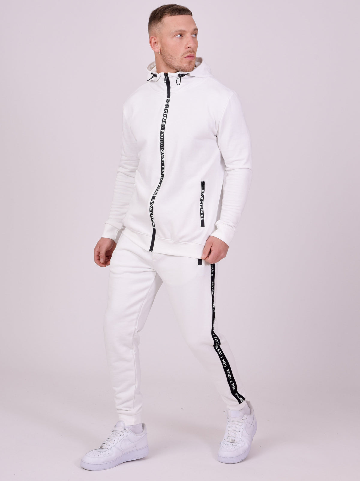 Veste à capuche basic zip logo